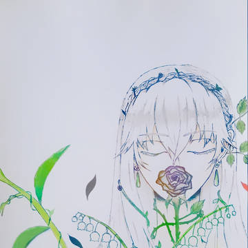 白い花のように