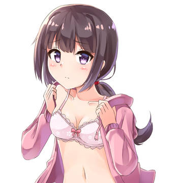 パーカーの下は
