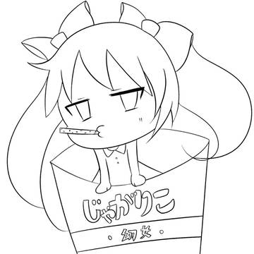 らくがき　ポッキーの日
