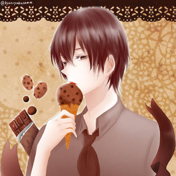アイスクリーム　チョコ＆ストロベリー
