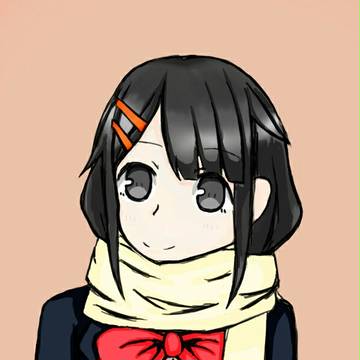 マフラーと女の子