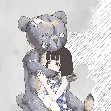 僵尸小熊和女孩