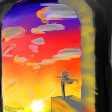 夕暮れ/旅立ち
