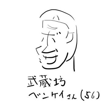 武蔵坊ベンケイさん（56）