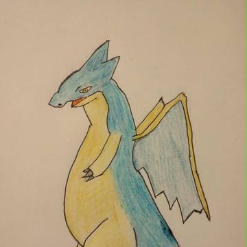 ドラゴンのお絵描き