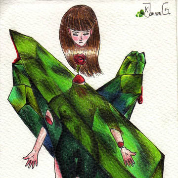 Emerald incrustation