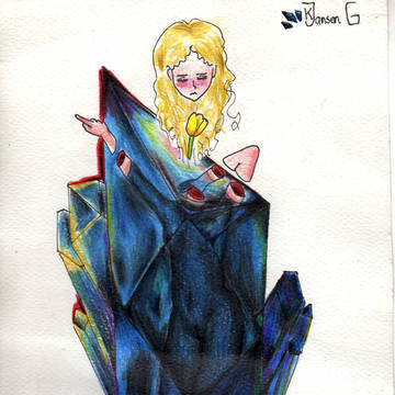 Sapphire incrustation