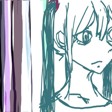 ミク落書き