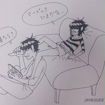 ゴリラズ落書き詰め 4
