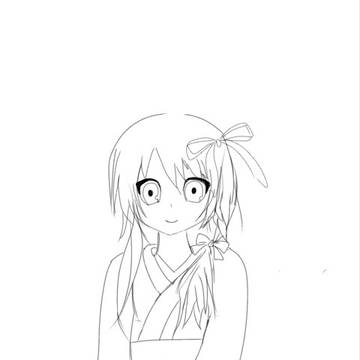 着物女子   色なしVer