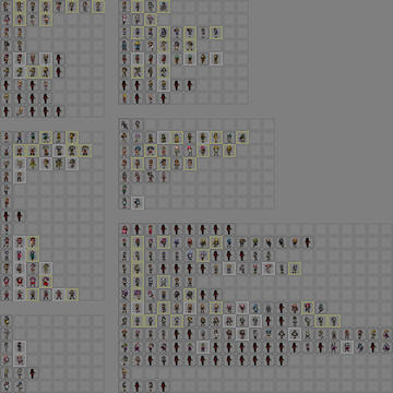 2016/11/17までに実装された艦娘のドット絵