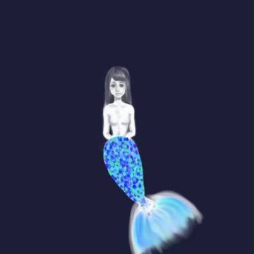 青い人魚