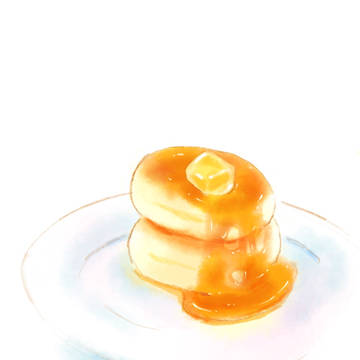落書きパンケーキ
