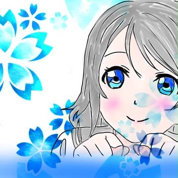 背景花と曜ちゃん