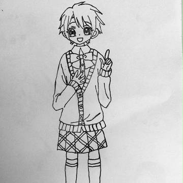 アナログ　イラスト　