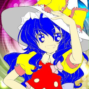 昭和時代の魔女っ子風な魔理沙