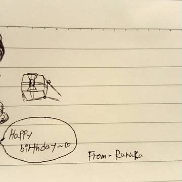 late Happy birthday~^-^/