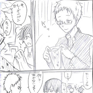 昼休み(キャプション注意書き)