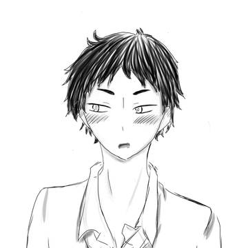 赤葦京治 初描き