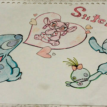 スティッチ アナログ絵