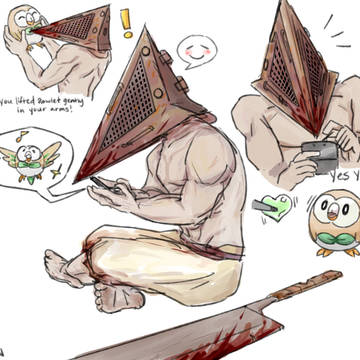 Pyramid Head & Rowlet