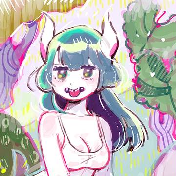 怪獣の女の子