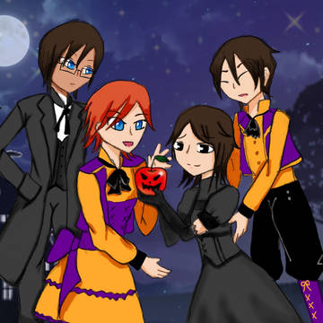 ハロウィンコラボ絵