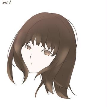 髪