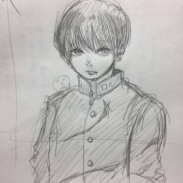 中性男子とヘラ