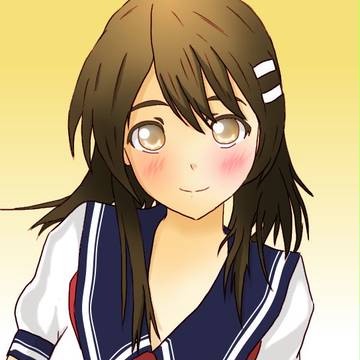 新見遥佳 着彩練習絵