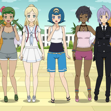 Pokemon Girls - Alola