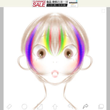 スマホアプリで描いて見た