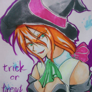 ハロウィン　オリジナルイラスト