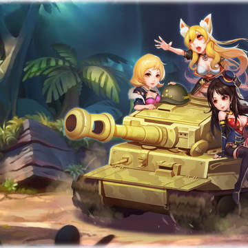 少女征服世界登陆界面原画