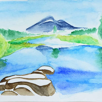 水彩画