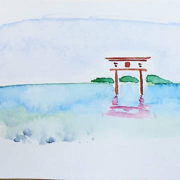 水彩画