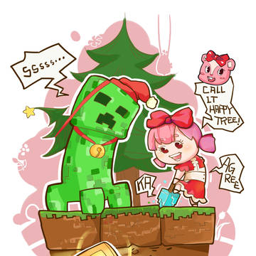 happy minecraft~