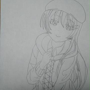 海未ちゃん(線画)