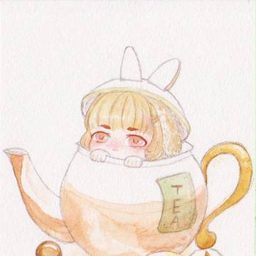 rabbit in the teacup
