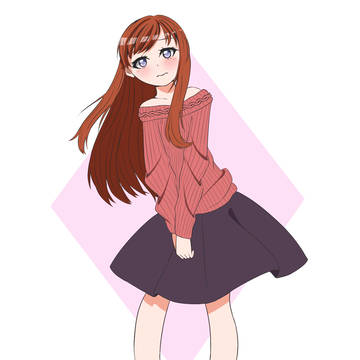 女の子。