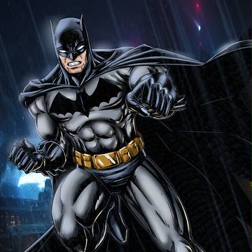 The Batman Final Colored Artwork
