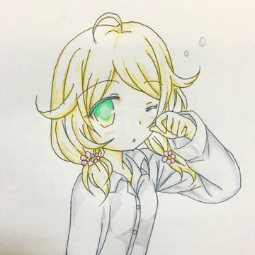 寝起きなこずえちゃん