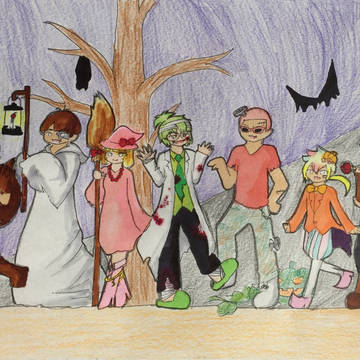 クッパ7人衆擬人化 ハロウィンイラスト