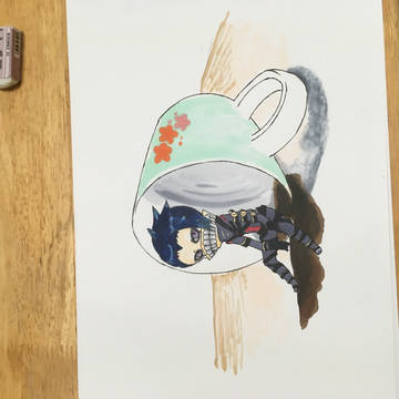 溶けて残った砂糖