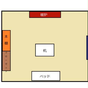 CoCシナリオ「夢見るサンタクロース」用簡易マップ