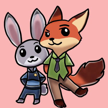 Zootopia Nick and Judy