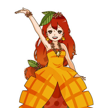 マンゴー擬人化