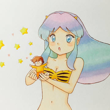 ラムちゃんwith手乗りあたる