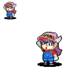 ドット絵アラレちゃん