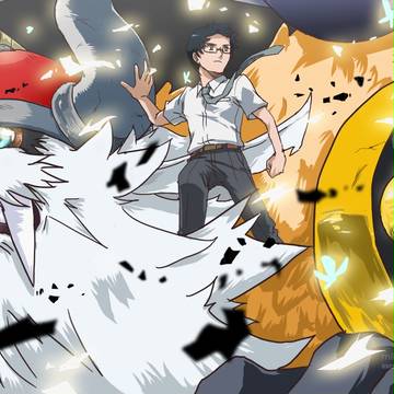 デジタル戦場へ (丈とヴァイクモン)